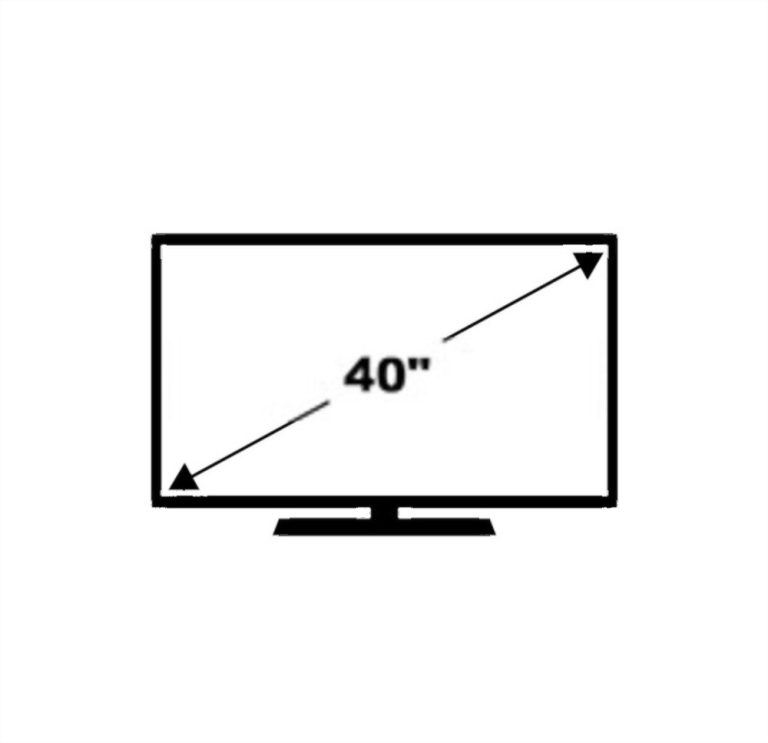 What Are The Standard 40 Inch Tv Dimensions Measuringhow