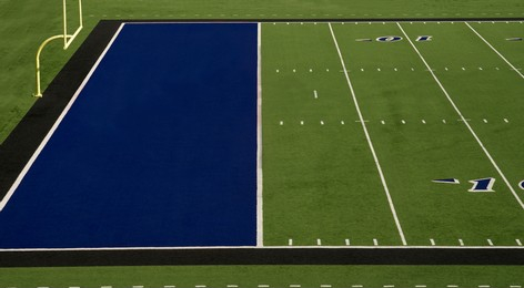 American Football End zone