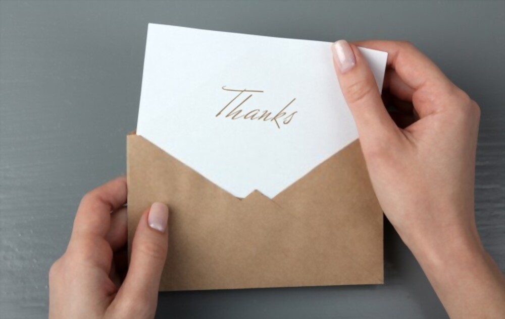 Standard Thank You Card Sizes