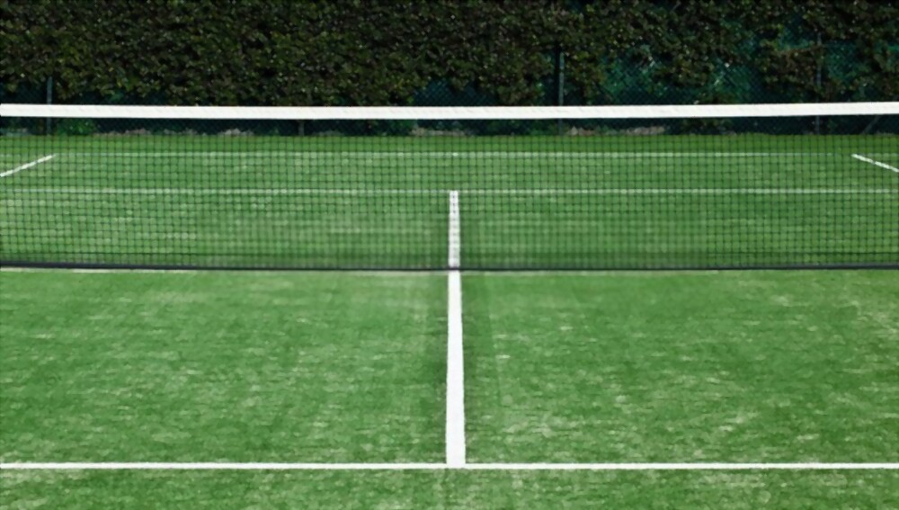 Height of the tennis net