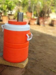 orange water cooler 