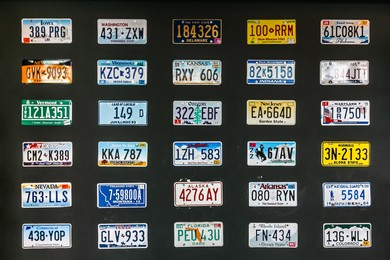 sizes of number plates 1